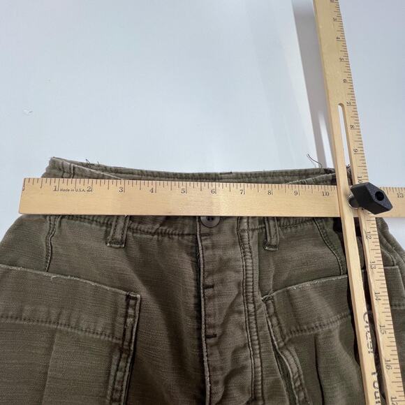 Free People Pants Womens 24 Utility Workwear Straight Leg Casual Relaxed Fit - Picture 6 of 9